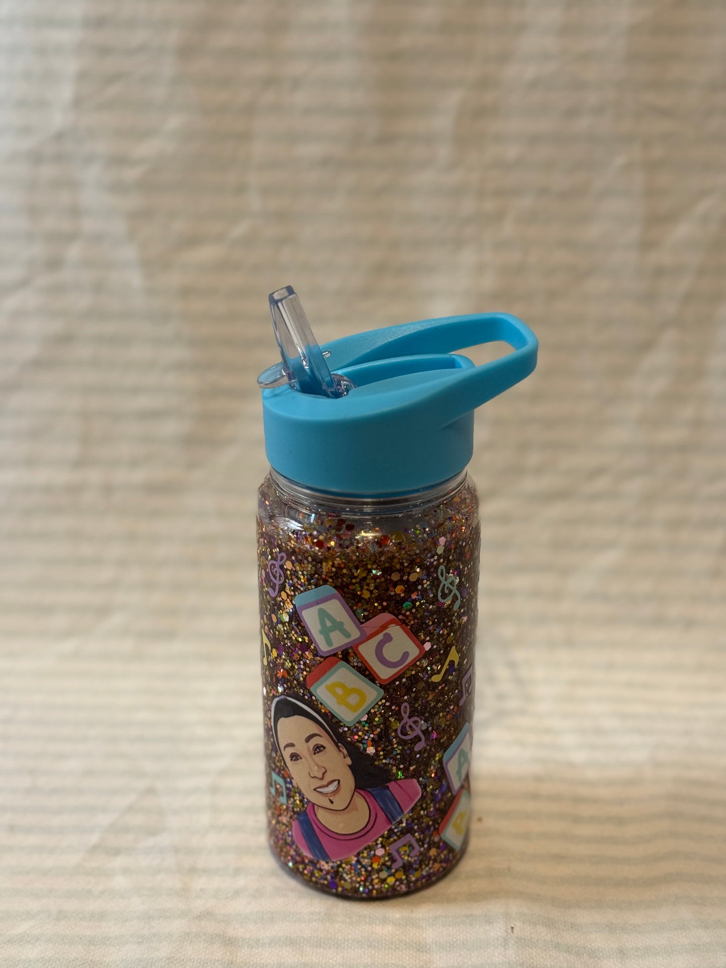 Ms Rachel 10 oz glitter cup back to school deal