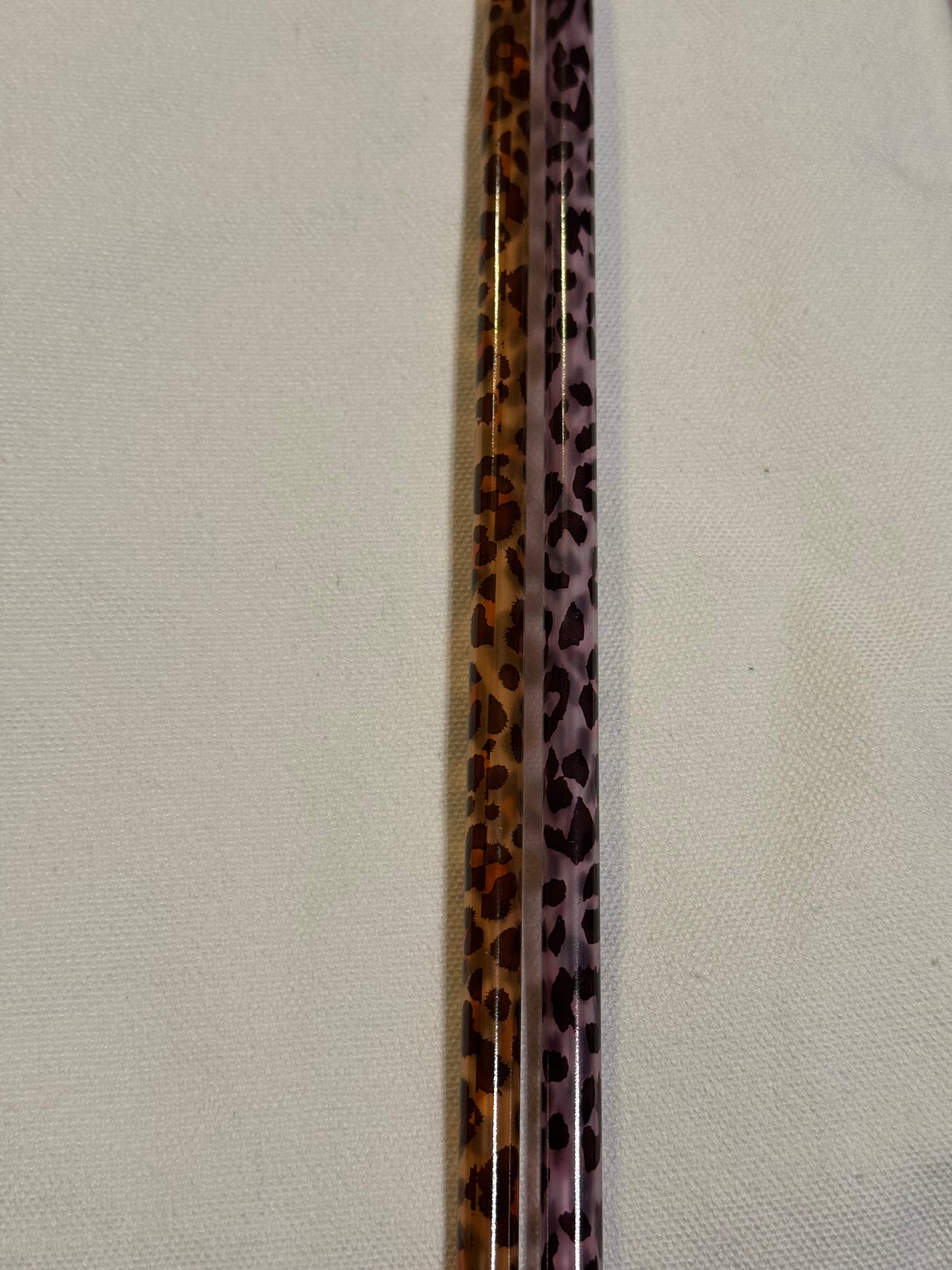 Leopard Print Reusable Straw Wild & Stylish Sips