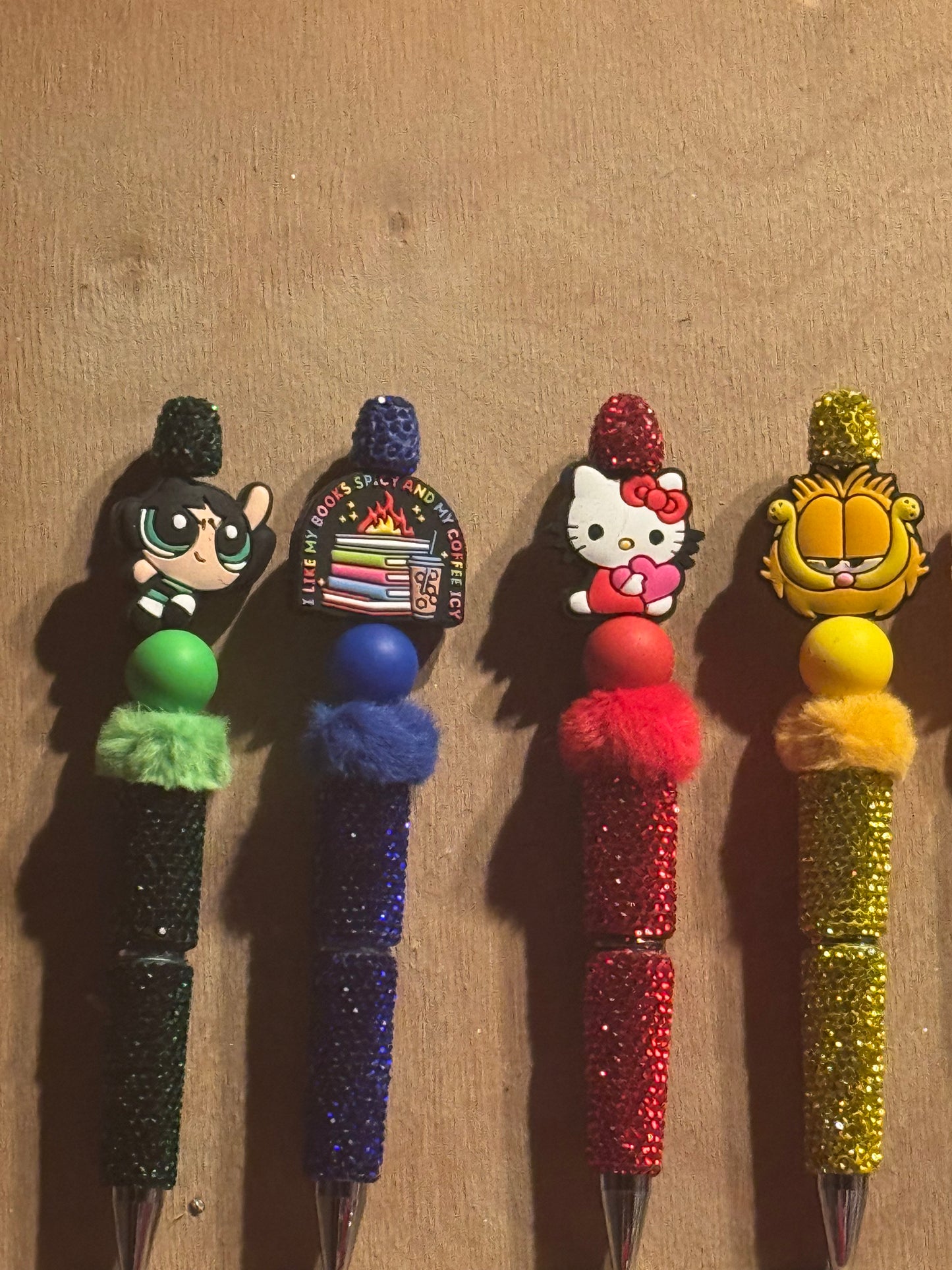 Beaded pens