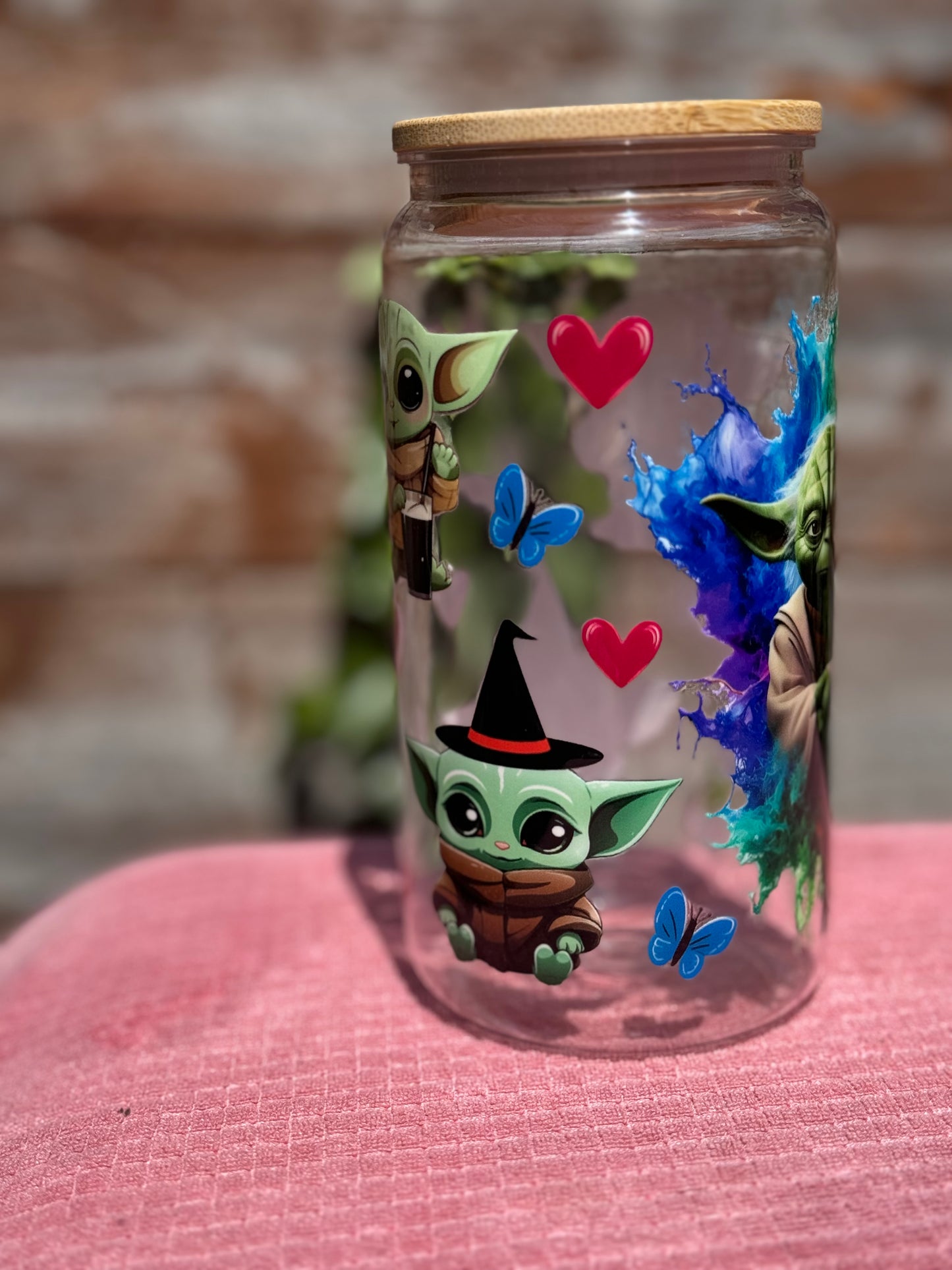 Yoda 16 oz / 473ml Acrylic Star Wars Inspired Tumbler