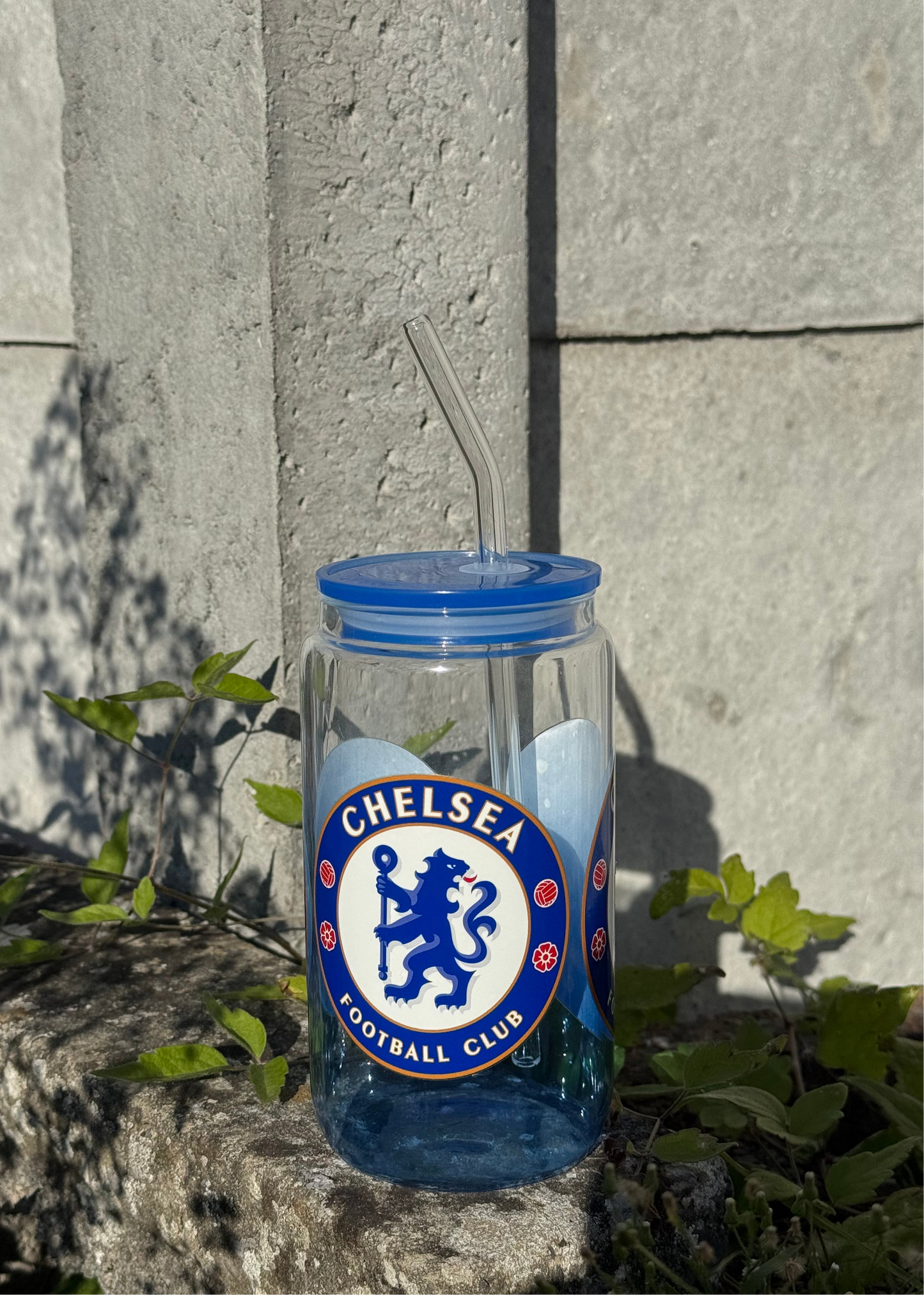 Chelsea fc glass cup - 473ml
