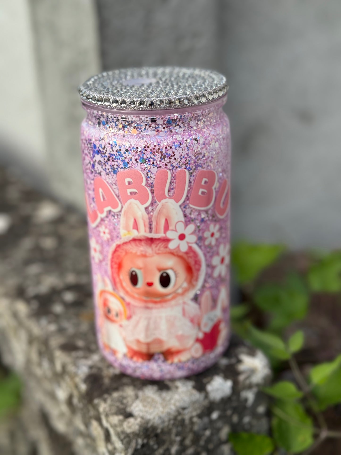 Labubu Snow Globe Tumbler acrylic 473ml / 16oz