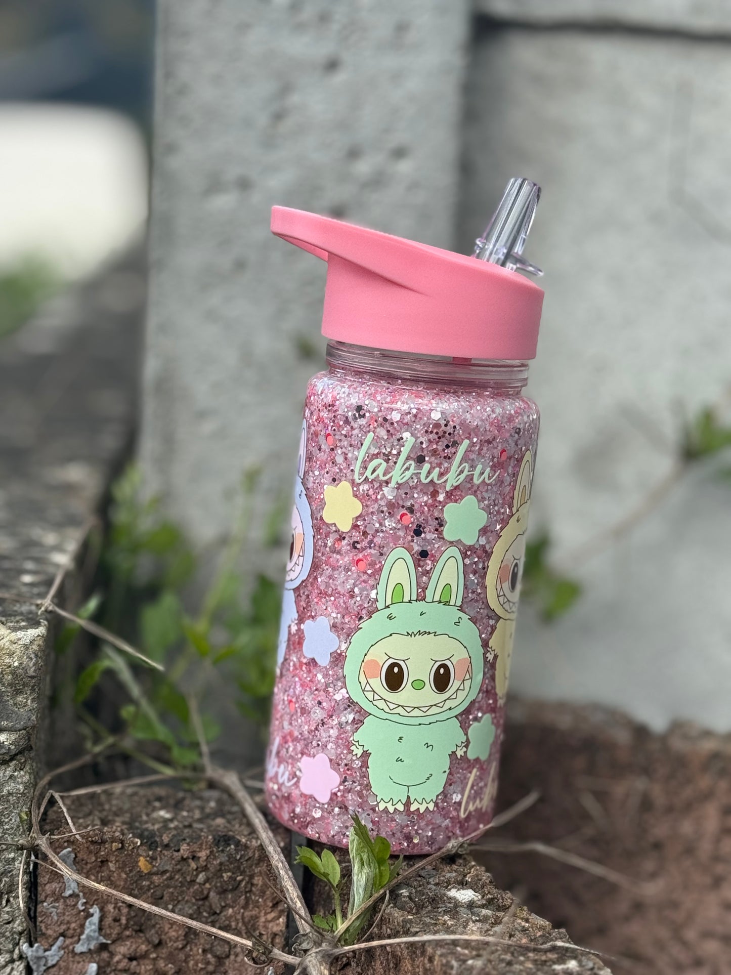 Labubu 10oz snow globe tumbler