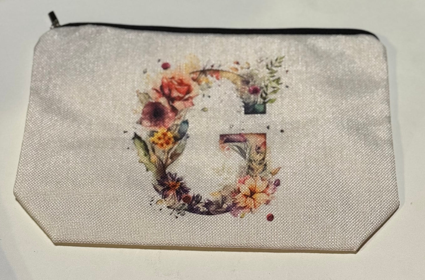 G Initial Zipper Pouch