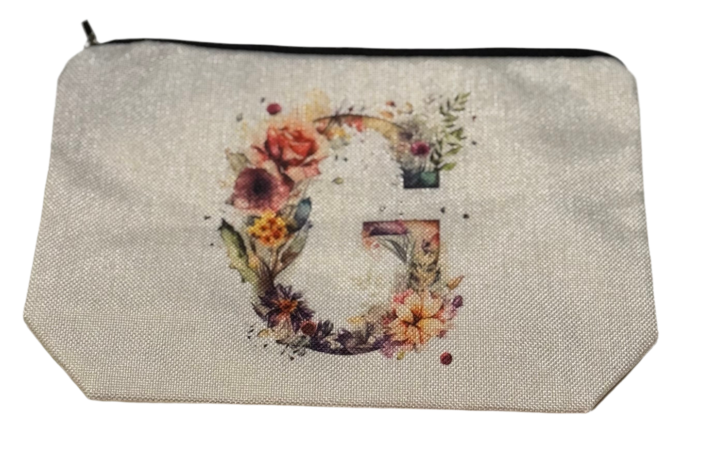 G Initial Zipper Pouch