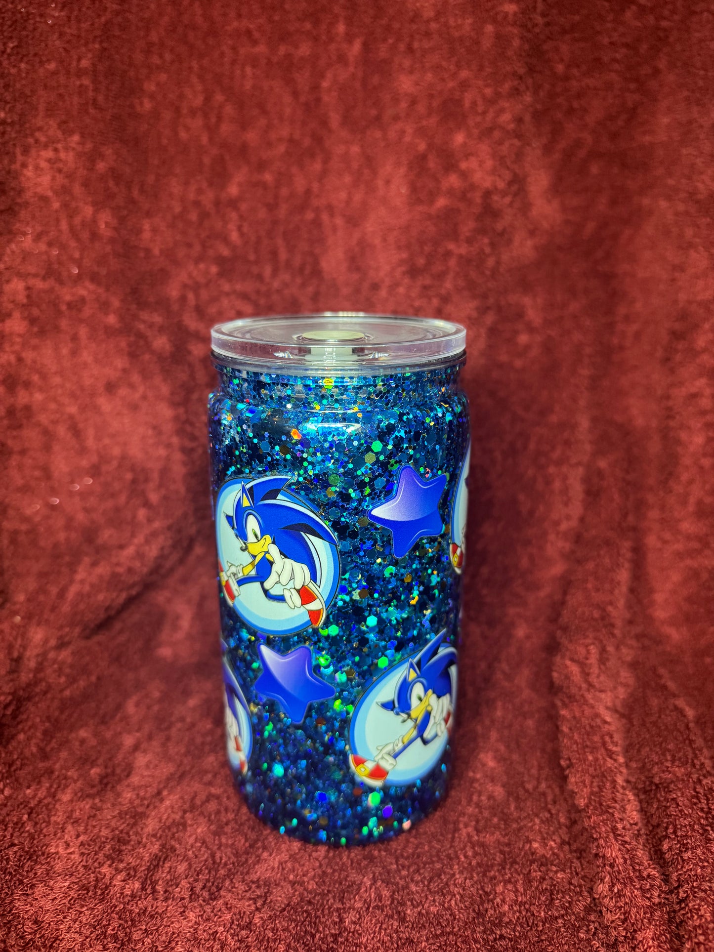 Verre à boule de neige scintillante 473 ml/16 oz