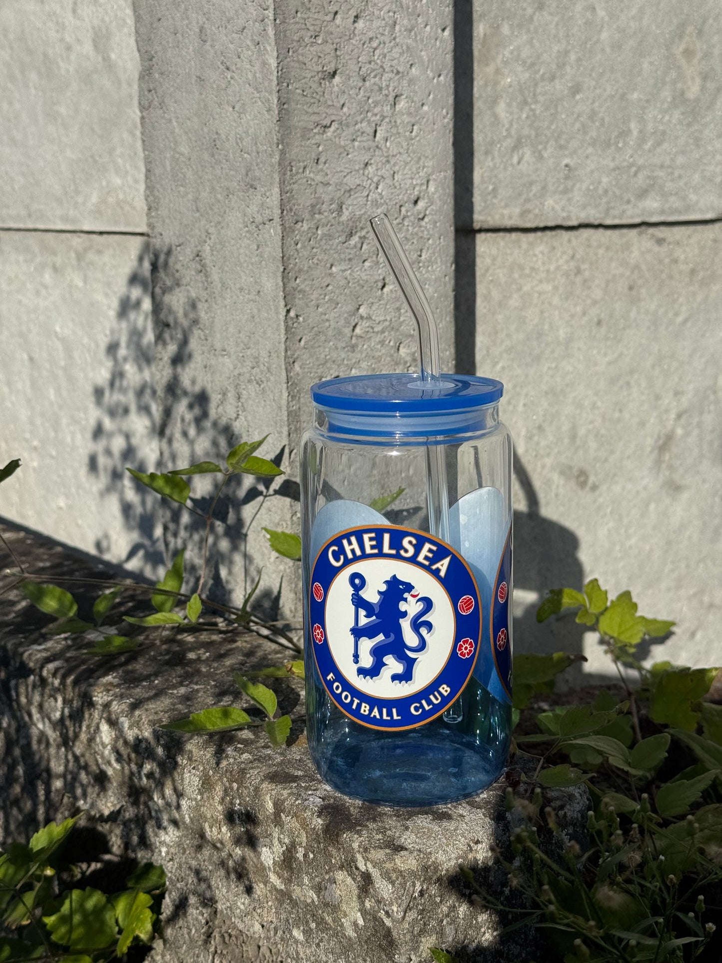 Chelsea fc glass cup - 473ml