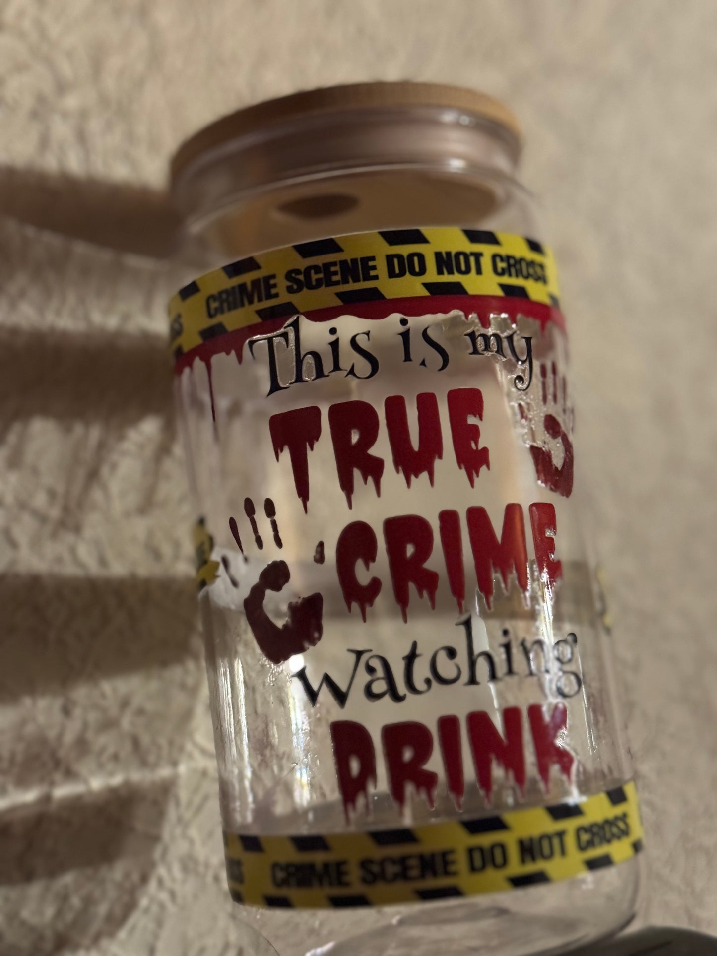 This Is My True Crime Watching Drink 16 oz / 473 ml Acrylic Tumbler
