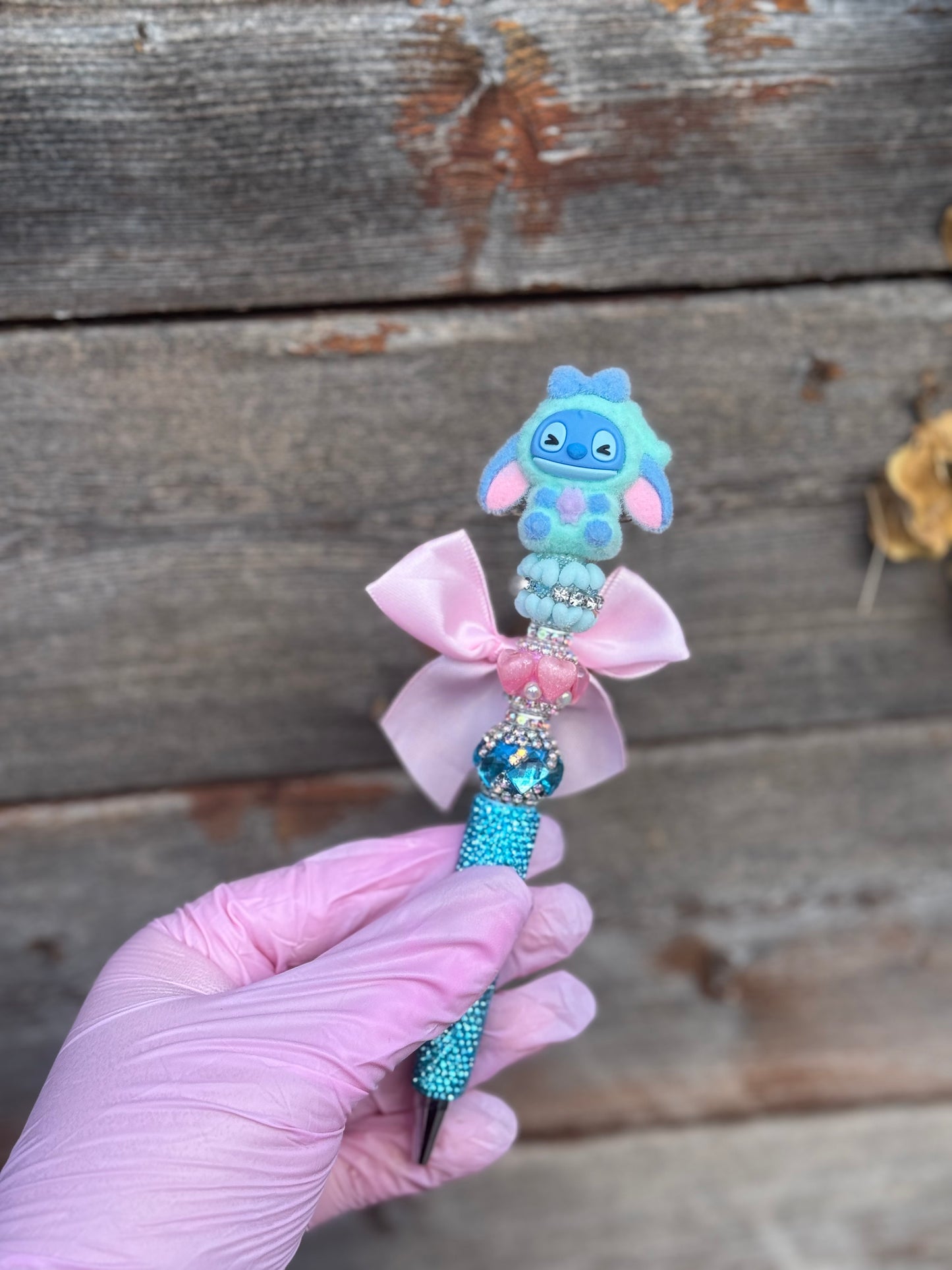 Stitch Rhinestone Beaded Pen 💙