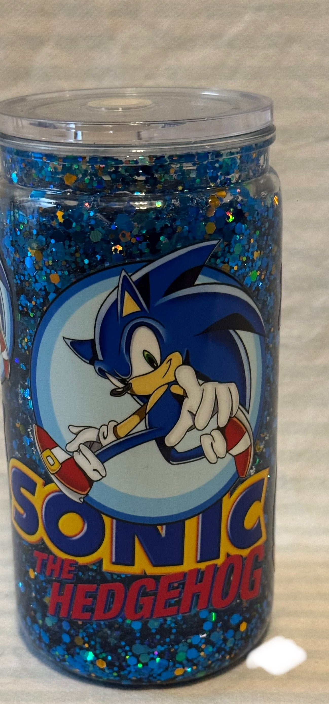 Sparkling Snow Globe Tumbler 473ml/16 oz