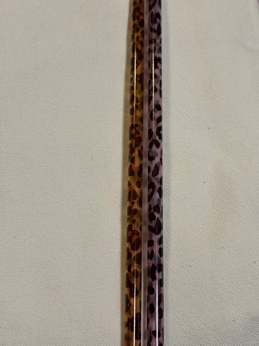 Leopard Print Reusable Straw Wild & Stylish Sips