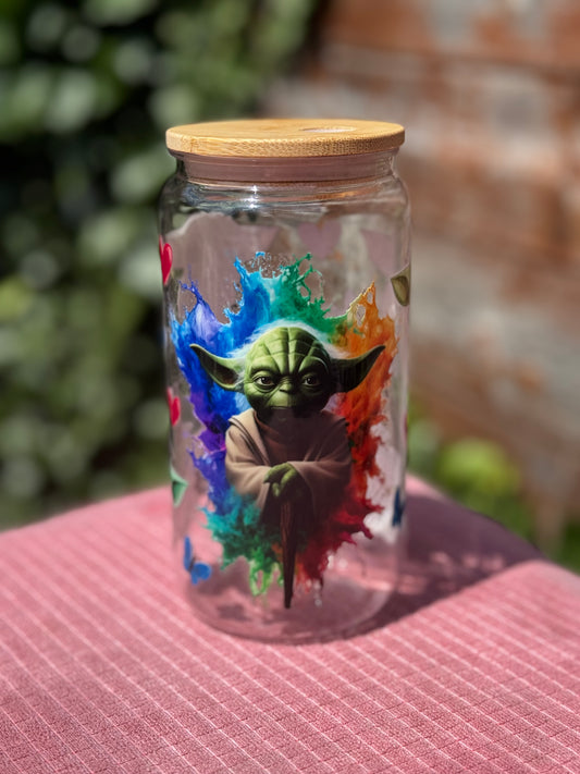 Yoda 16 oz / 473ml Acrylic Star Wars Inspired Tumbler