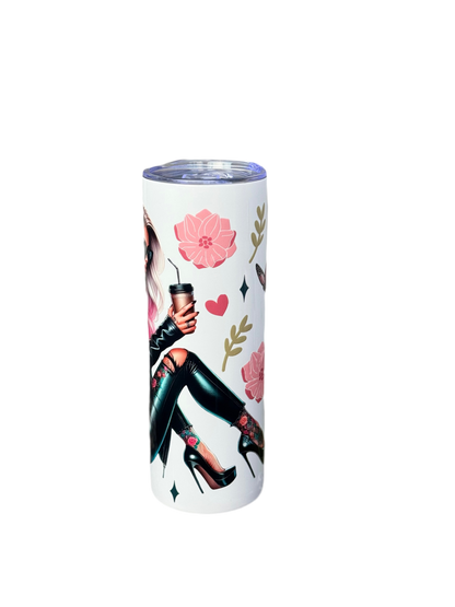 Rebel Rose Tumbler Tattoo Babe 20oz/591ml Stainless Steel