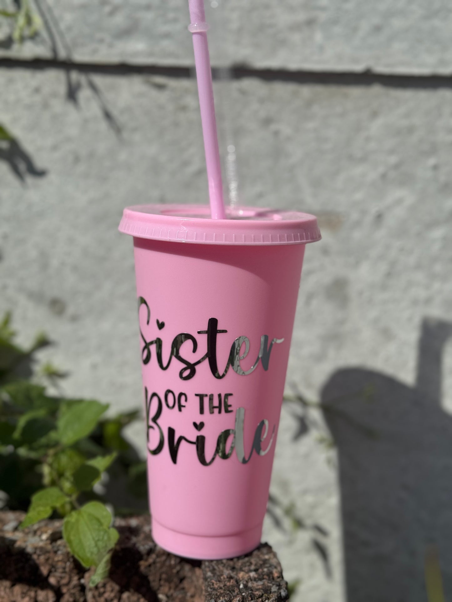 Personalized Sister of the Bride Cup | Wedding Party Gift | Bridal Party Tumbler | Custom Wedding Cup | Bridal Shower Gift