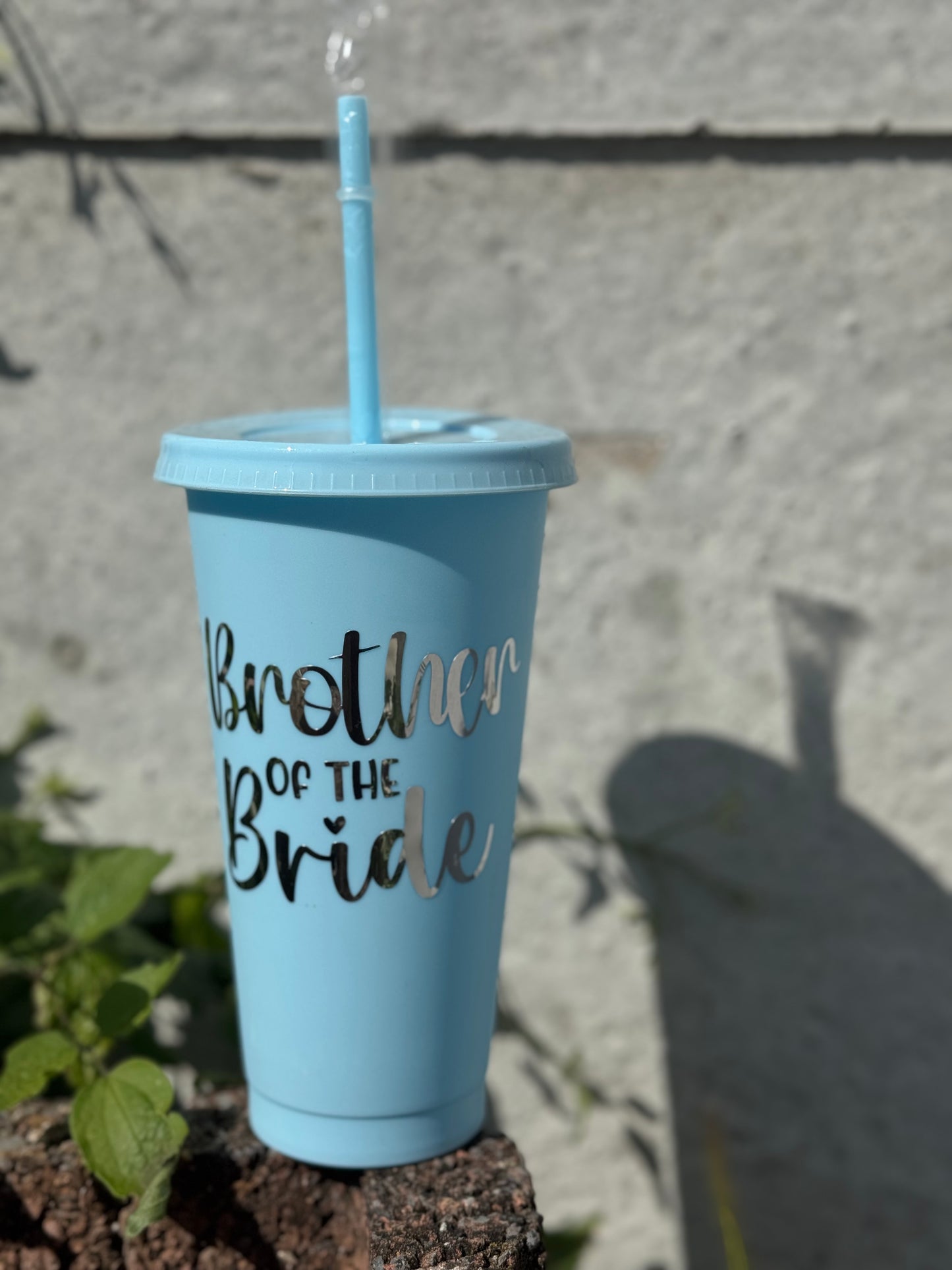 Personalised Brother of the Bride Tumbler 💙