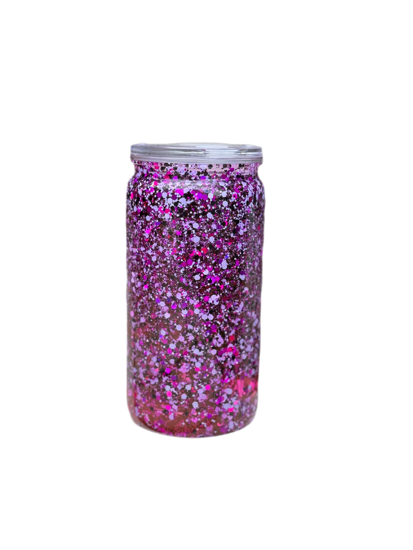 Verre boule à neige lilas/violet de 16 oz, option de conception personnalisée