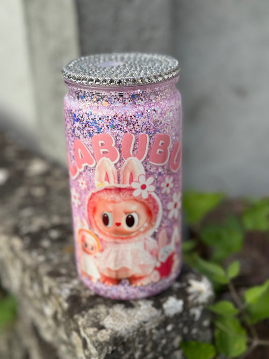 Labubu Snow Globe Tumbler acrylic 473ml / 16oz