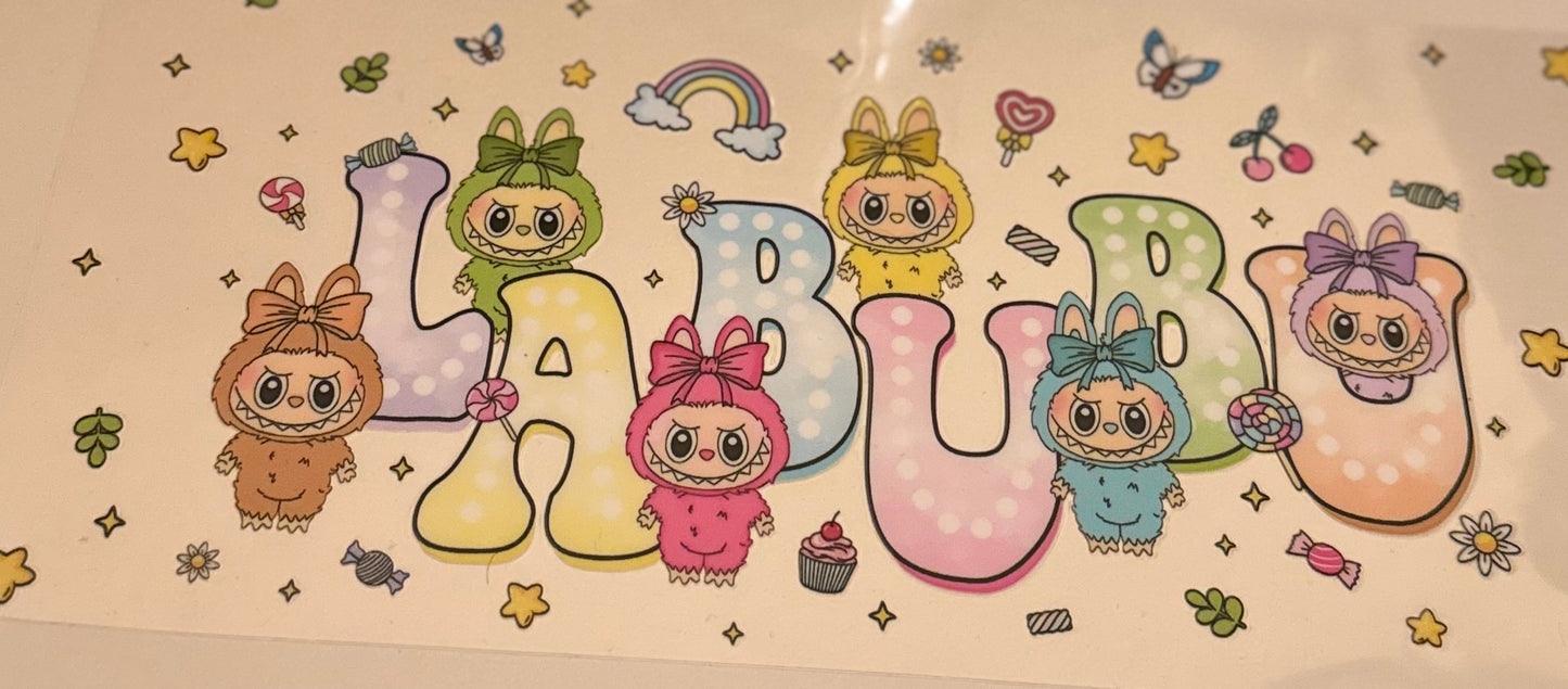 Emballages de tasses de dessins animés/Labubu/etc. adaptés aux enfants