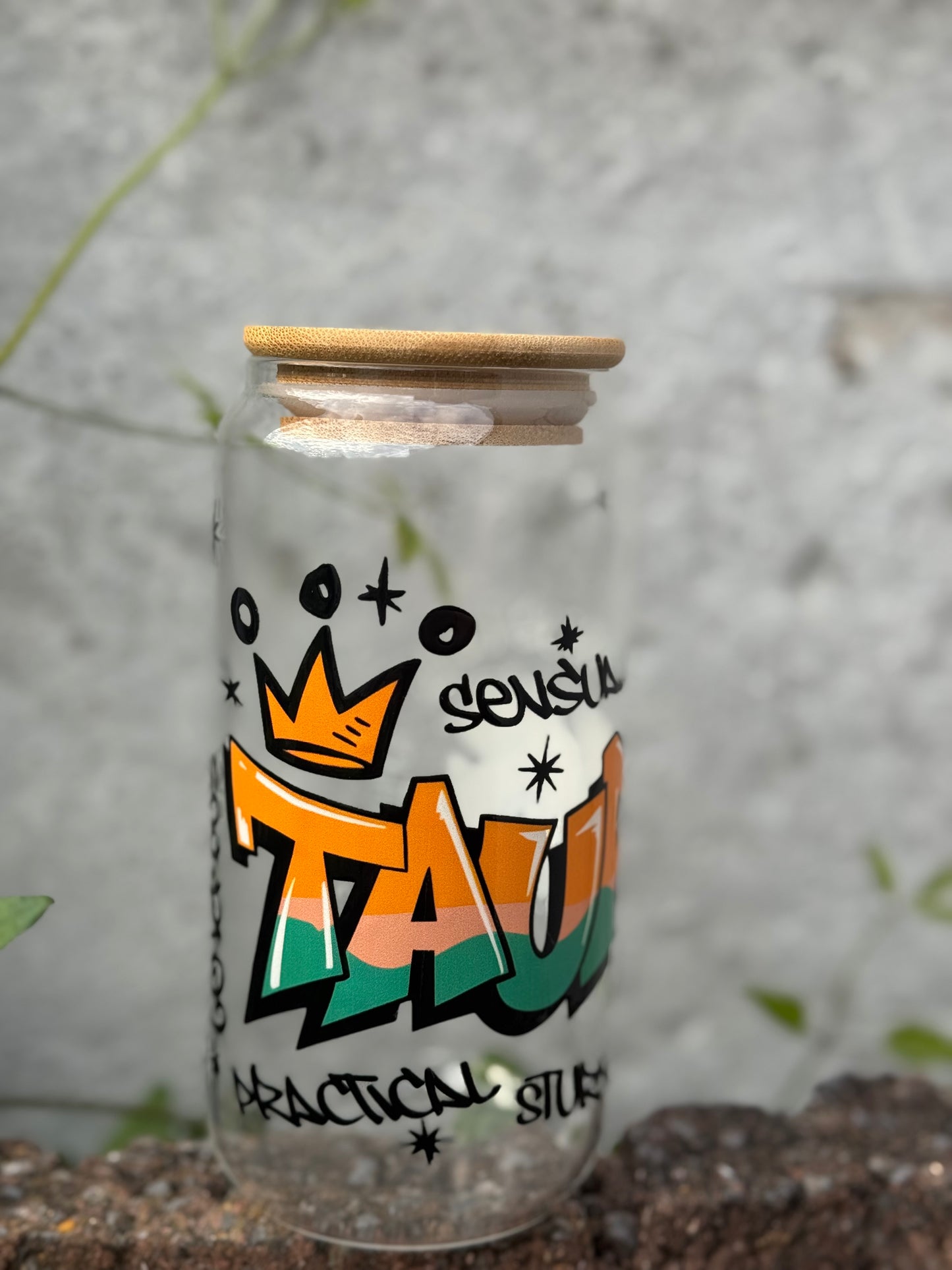 Taurus Glass Tumbler