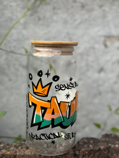 Taurus Glass Tumbler