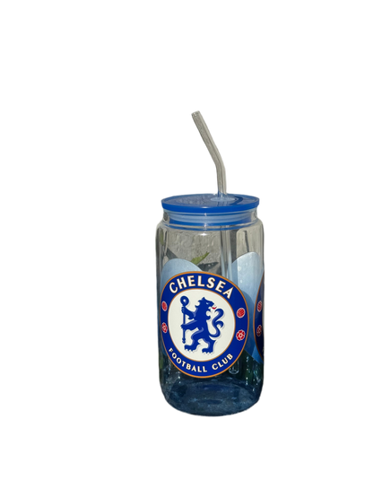 Chelsea fc  glass cup - 473ml