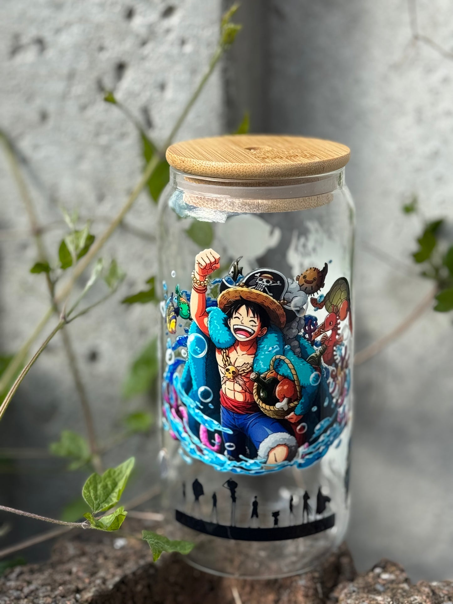 One piece Glass Tumbler 16oz