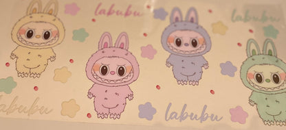 Emballages de tasses de dessins animés/Labubu/etc. adaptés aux enfants